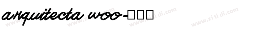 arquitecta woo字体转换